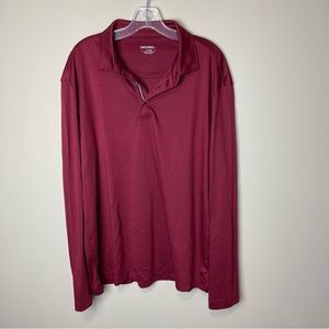 UNTUCKit Mens Damaschino long sleeved polo